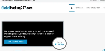 globalhosting247 - best web hosting companies in nigeria