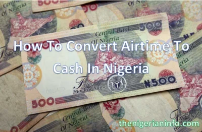 convert airtime to cash in Nigeri